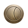 Arezzo Antique Brass Cistern Flush Button - 38mm Hole