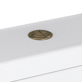 Arezzo Antique Brass Cistern Flush Button - 38mm Hole