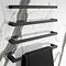 Arezzo 4-Bar Matt Black Round Towel Rail