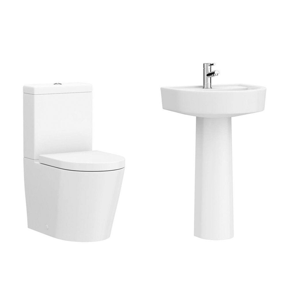 Arezzo 4 Piece Modern Bathroom Suite Victorian Plumbing UK