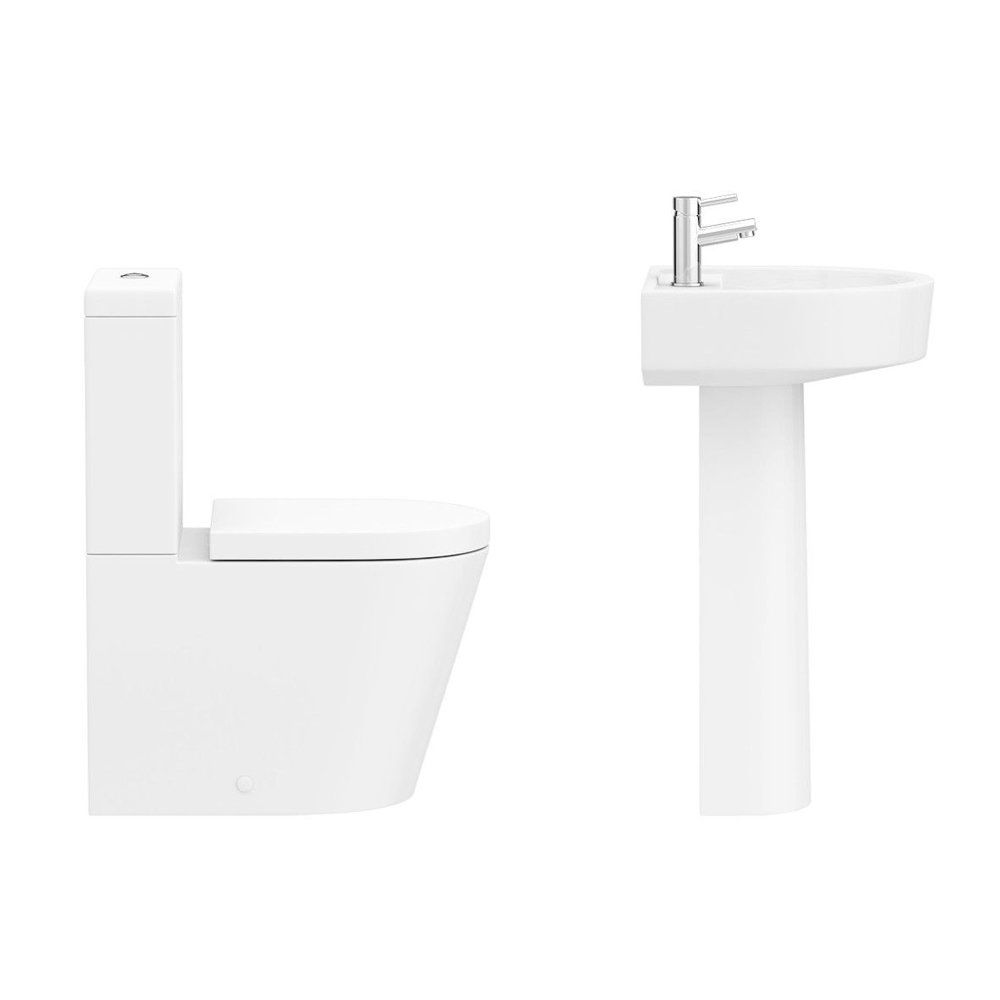 Arezzo 4 Piece Modern Bathroom Suite Victorian Plumbing UK