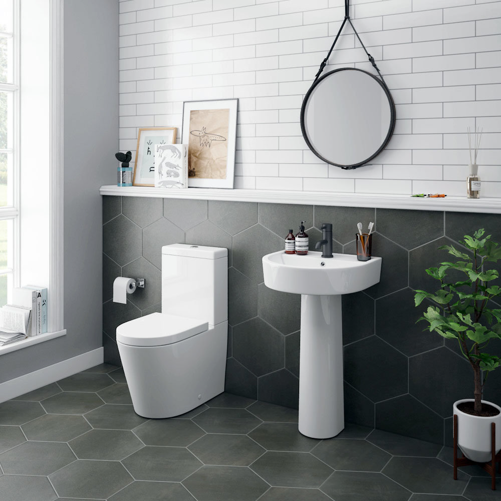 Arezzo 4 Piece Modern Bathroom Suite Victorian Plumbing UK