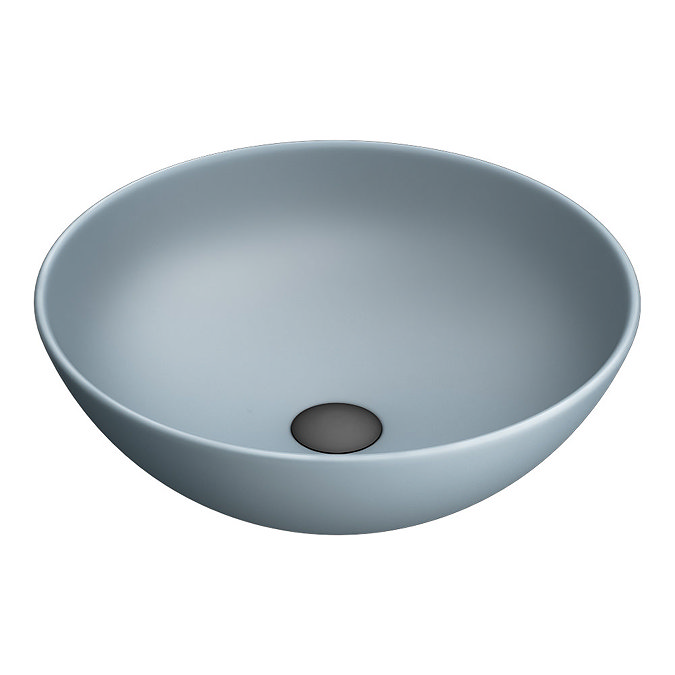 Arezzo 400mm Matt Grey Round Counter Top Basin  Profile Large Image