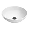 Arezzo 400mm Matt White Round Counter Top Basin