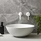 Arezzo 400mm Matt White Round Counter Top Basin