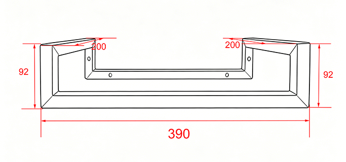 Arezzo 410 x 220mm Gloss White Compact Basin with Towel Rail