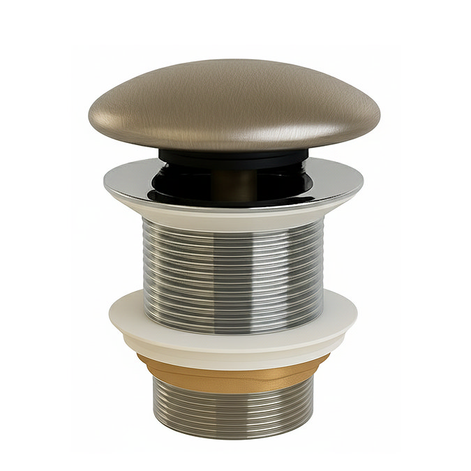 Arezzo 420mm Round Countertop Basin with Waste - Matt Black/Pewter