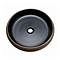 Arezzo 420mm Round Countertop Basin with Waste - Matt Black/Pewter