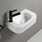 Arezzo 450 x 270mm Fluted Wall Hung Basin 1TH