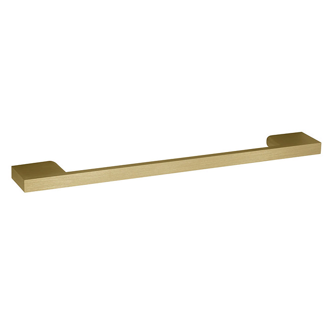 Arezzo 450mm 1TH Floor Standing Cloakroom Vanity Unit With Brushed Brass Handle Feature Large Image