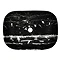 Arezzo 455 x 325mm Curved Rectangular Counter Top Basin - Gloss Black Marble Effect  Feature Large I