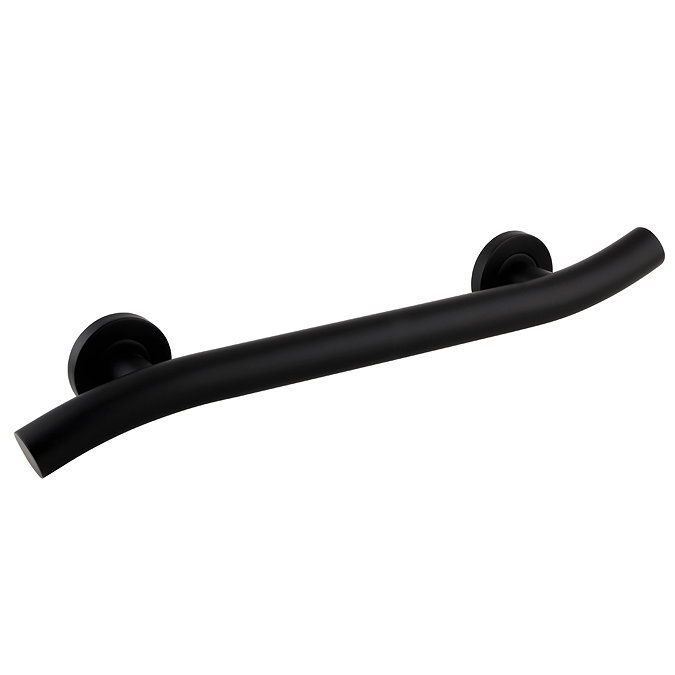 Arezzo 470mm Matt Black Wave Grab Rail	 Large Image