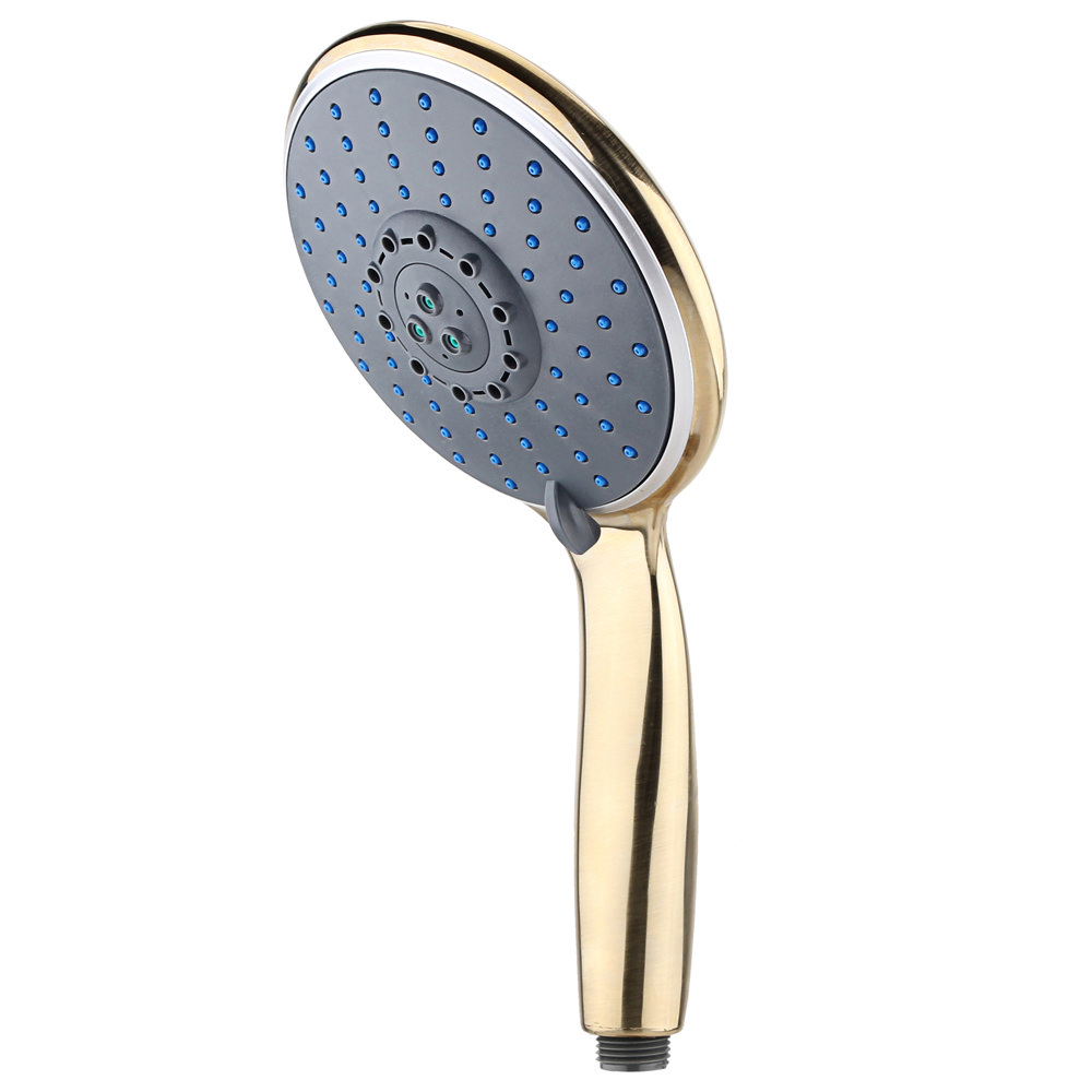 Arezzo 5-Function Large Shower Handset Brushed Brass