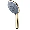 Arezzo 5-Function Large Shower Handset Brushed Brass