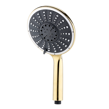 Arezzo 5-Function Large Shower Handset Brushed Brass