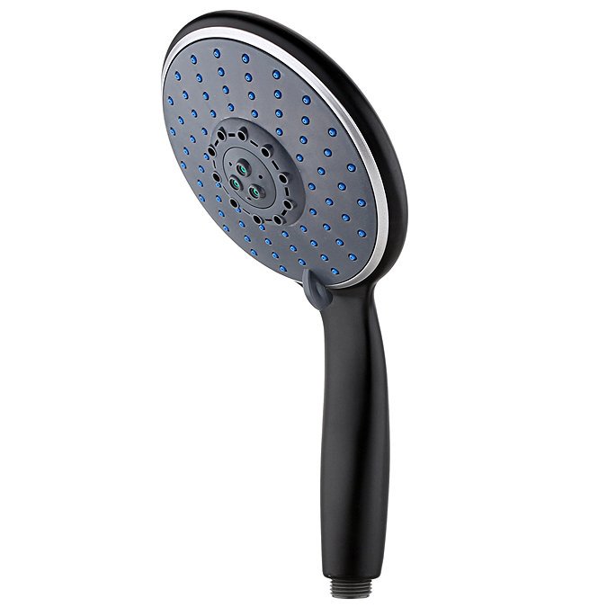 Arezzo 5-Function Large Shower Handset Matt Black