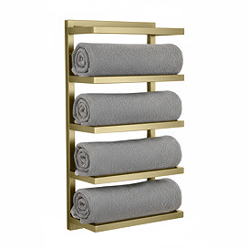 Arezzo 5 Tier Towel Rack - Matt Black