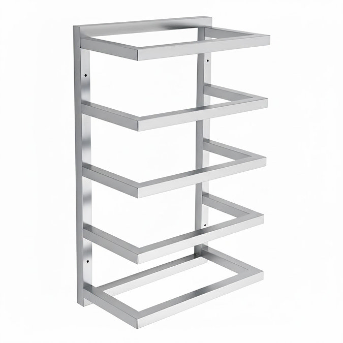 Arezzo 5 Tier Towel Rack - Chrome