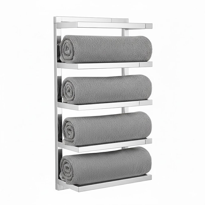 Arezzo 5 Tier Towel Rack - Chrome