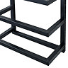 Arezzo 5 Tier Wall Mounted Towel Rack in Matt Black
