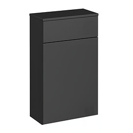 Arezzo 500mm Matt Black WC Unit Only