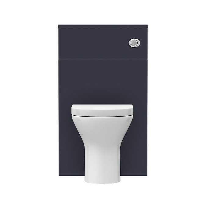 Arezzo 500 Matt Blue WC Unit with Cistern + Modern Pan  additional Large Image