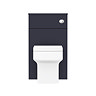 Arezzo 500 Matt Blue WC Unit with Cistern + Square Pan  Standard Large Image