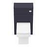 Arezzo 500 Matt Blue WC Unit with Cistern + Square Pan  additional Large Image
