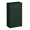 Arezzo 500 Matt Dark Green WC Unit Only