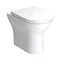 Arezzo 500 Matt Green WC Unit with Cistern + Modern Pan Feature Large Image