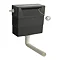 Arezzo 500 Matt Green WC Unit with Cistern + Modern Pan Feature Large Image