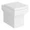 Arezzo 500 Matt Green WC Unit with Cistern + Square Pan Profile Large Image