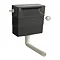 Arezzo 500 Matt Green WC Unit with Cistern + Square Pan  Feature Large Image