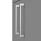 Arezzo 500 Matt Grey Floor Standing Vanity Unit with Chrome Handles  Feature Large Image