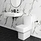 Arezzo 500mm Wall Mounted / Countertop Stone Resin Basin with Hidden Waste Cover  In Bathroom Large 