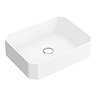 Arezzo 500 x 365mm Slim 8-Sided Rectangular Counter Top Basin  Profile Large Image