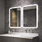 Arezzo 500 x 390mm Ultra Slim LED Illuminated Bathroom Mirror with Anti-Fog  Profile Large Image