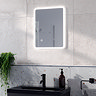Arezzo 500 x 390mm Ultra Slim LED Illuminated Anti-Fog Bathroom Mirror