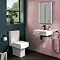 Arezzo 500 x 400 Modern Wall Mounted / Counter Top 1TH Basin  Feature Large Image