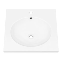 Arezzo 500 x 460mm Basin for Steel Wall Hung Frame