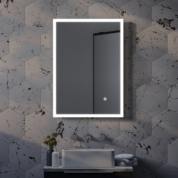 Arezzo 500 x 700 LED Illuminated Mirror with Touch Sensor and Dimmer