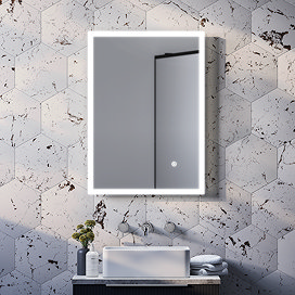 Arezzo 500 x 700 LED Illuminated Mirror with Touch Sensor and Dimmer