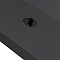 Arezzo 500 x 700 Matt Black LED Mirror with Motion Sensor, Wireless Mobile Charger, Toothbrush Charger and Anti-Fog