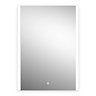 Arezzo 500 x 700mm LED Illuminated Mirror Cabinet with Anti-Fog, Dimmer, Touch Sensor and Shaver Socket