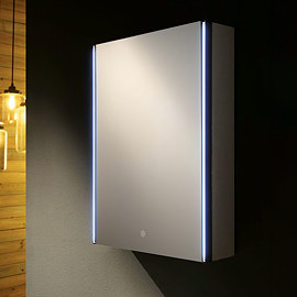 Arezzo 500x700mm LED Illuminated Mirror Cabinet incl. Anti-Fog, Dimmer, Touch Sensor and Shaver Socket