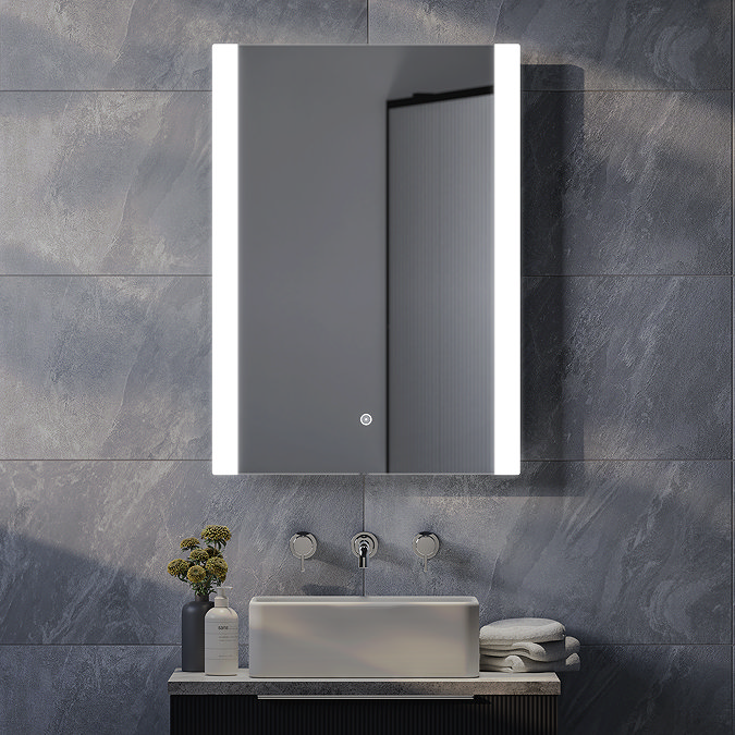 Arezzo 500x700mm LED Illuminated Mirror with Anti-Fog, Dimmer and Touch Sensor