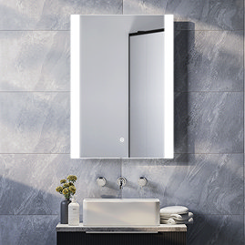 Arezzo 500x700mm LED Illuminated Mirror with Anti-Fog, Dimmer and Touch Sensor
