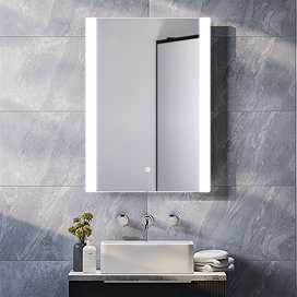 Arezzo 500x700mm LED Illuminated Mirror with Anti-Fog, Dimmer and Touch Sensor