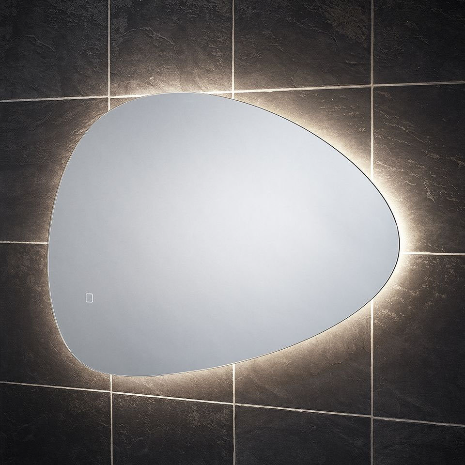 Teardrop Bathroom Mirror LED Backlit Victorian Plumbing