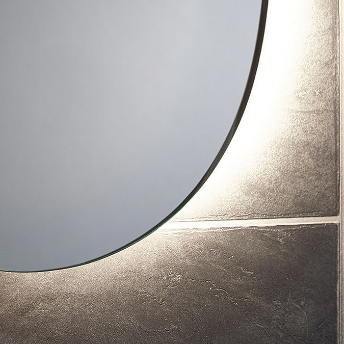 Arezzo 550 x 800mm Teardrop LED Backlit Bathroom Mirror incl. Anti-Fog and Touch Sensor